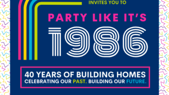 Habitat turns 40 on October 1 and you're invited to party like it's 1986