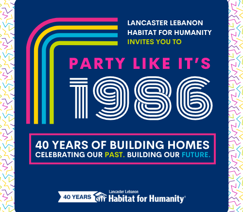 Habitat turns 40 on October 1 and you're invited to party like it's 1986