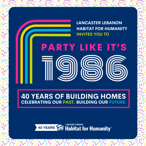 Habitat turns 40 on October 1 and you're invited to party like it's 1986